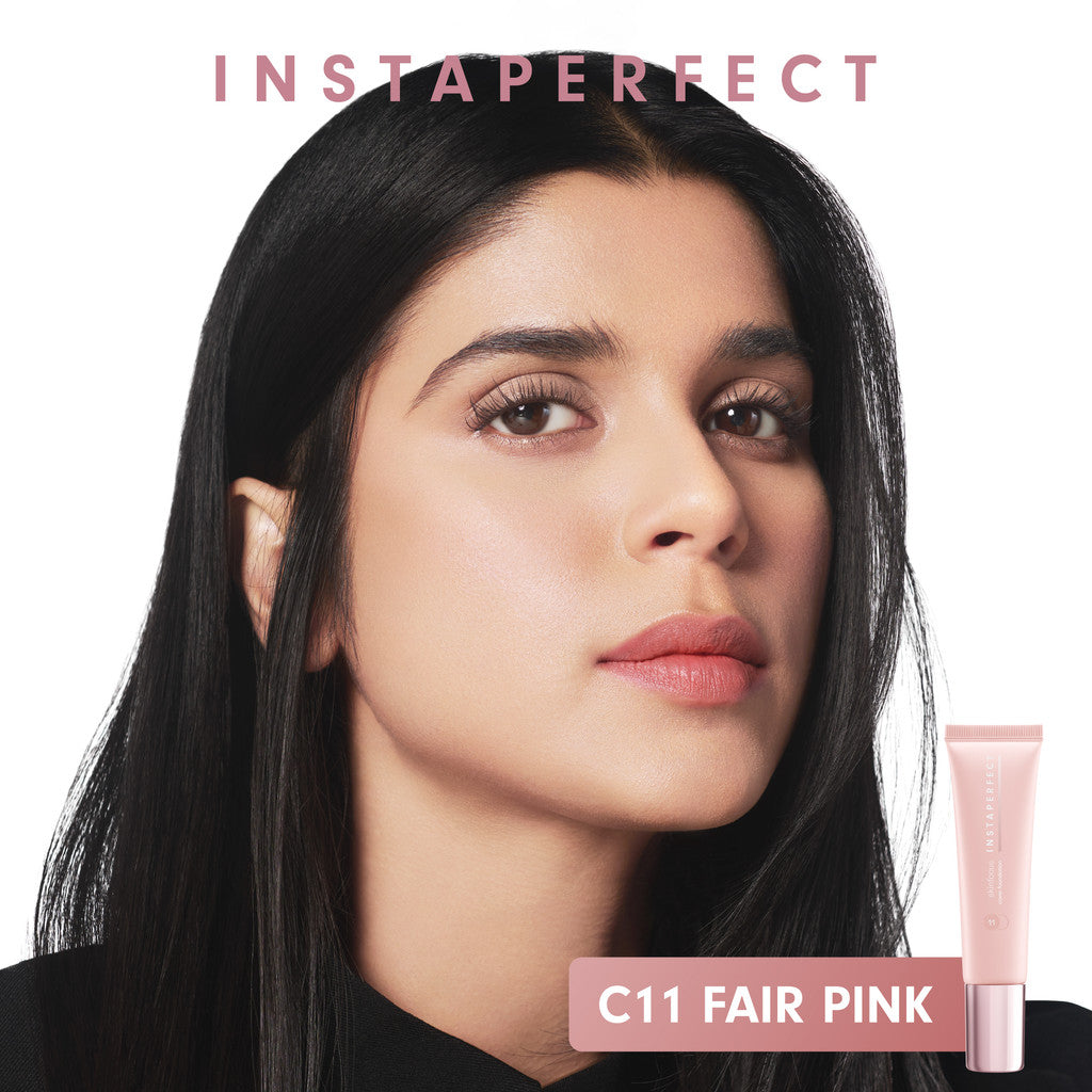 Instaperfect Skinfocus Cover Foundation 30 ml (Real Skin High Coverage, Breathable Comfort, SPF 40 PA+++)
