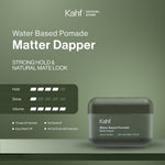 [PAKET RAMBUT ON POINT, BEBAS LEPEK SEHARIAN]  Kahf Sleek Classy Water-Based - Matte Dapper Water Based Pomade 70gr - Volumized Suave Hair Powder 10g - Hair Pomade Pria