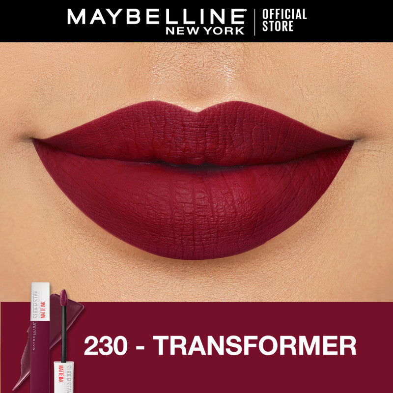 Maybelline Superstay Matte Ink Liquid Long Lasting Waterproof Matte Lipstick Lipcream Make Up Transferproof Tahan 16 Jam Vinyl Ink