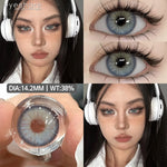 Eyeshare Softlens Big Eyes 14.5mm ALPS Brown 1 Pasang Lensa Kontak Softlen Gray
