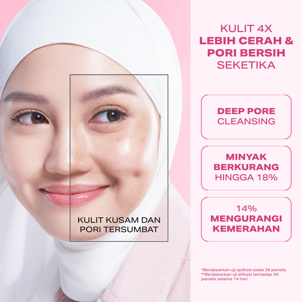 Wardah Perfect Bright Tone Up Micellar Water - Micellar Water dengan Micelles Pencerah - Make Up Remover Lebih Bersih dan Mencerahkan - Untuk Semua Jenis Kulit - Skincare