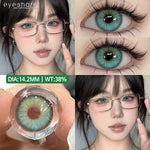 Eyeshare Softlens Big Eyes 14.5mm ALPS Brown 1 Pasang Lensa Kontak Softlen Gray