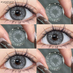 Eyeshare Softlens Big Eyes 14.5mm ALPS Brown 1 Pasang Lensa Kontak Softlen Gray
