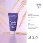 Finally Found You! RICE UP! Bright & Smooth PEEL-OFF MASK 50gr - Menghidrasi dan Mencerahkan Wajah