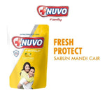 NUVO Sabun Mandi Cair Pouch 60ml / Liquid Soap Body Wash Kemasan Kecil Murah