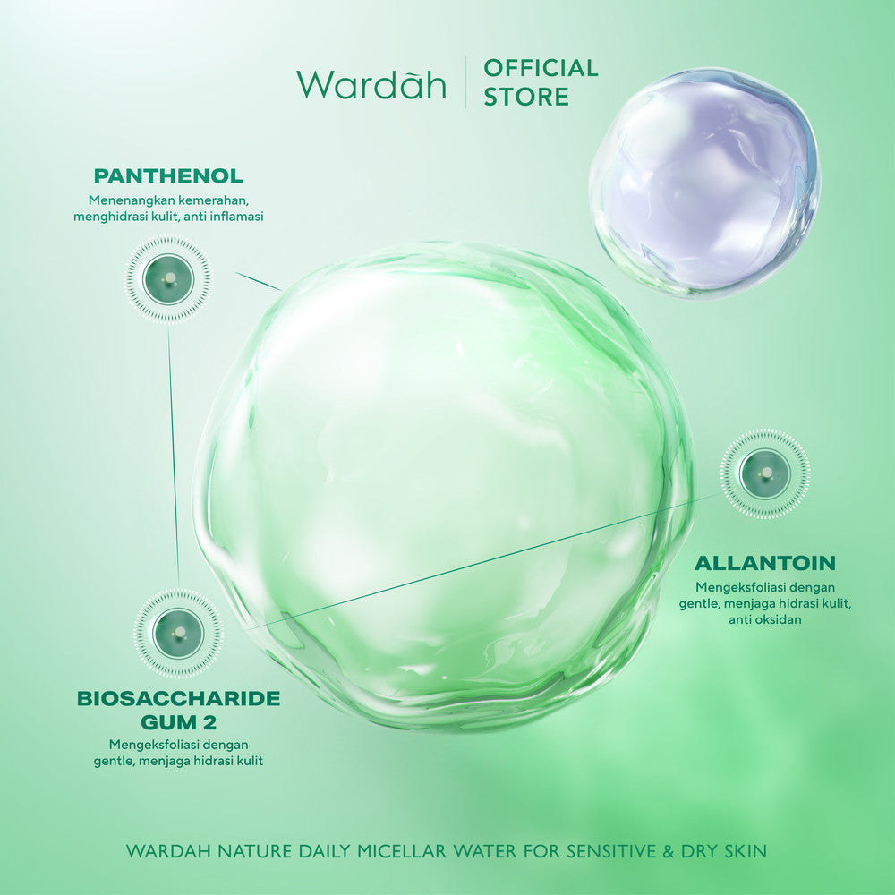 WARDAH Nature Daily Calm & Soothe Micellar Water - Skincare