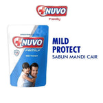 NUVO Sabun Mandi Cair Pouch 60ml / Liquid Soap Body Wash Kemasan Kecil Murah