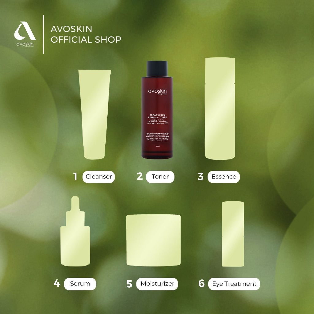 [CREATOR] Paket Skincare Eksfoliasi-Avoskin Miraculous Refining Series