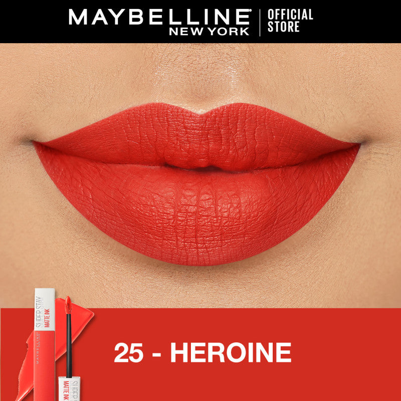 Maybelline Superstay Matte Ink Liquid Long Lasting Waterproof Matte Lipstick Lipcream Make Up Transferproof Tahan 16 Jam Vinyl Ink