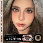 Eyeshare Softlens Big Eyes 14.5mm ALPS Brown 1 Pasang Lensa Kontak Softlen Gray