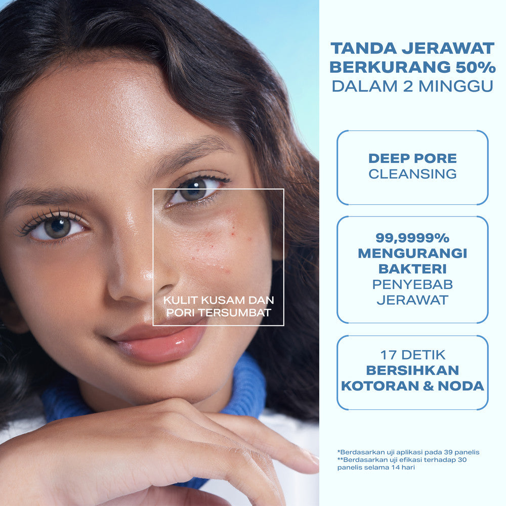 Wardah Acnederm Acne Care Micellar Water - Efektif - 50% Tanda Jerawat Berkurang - Skincare