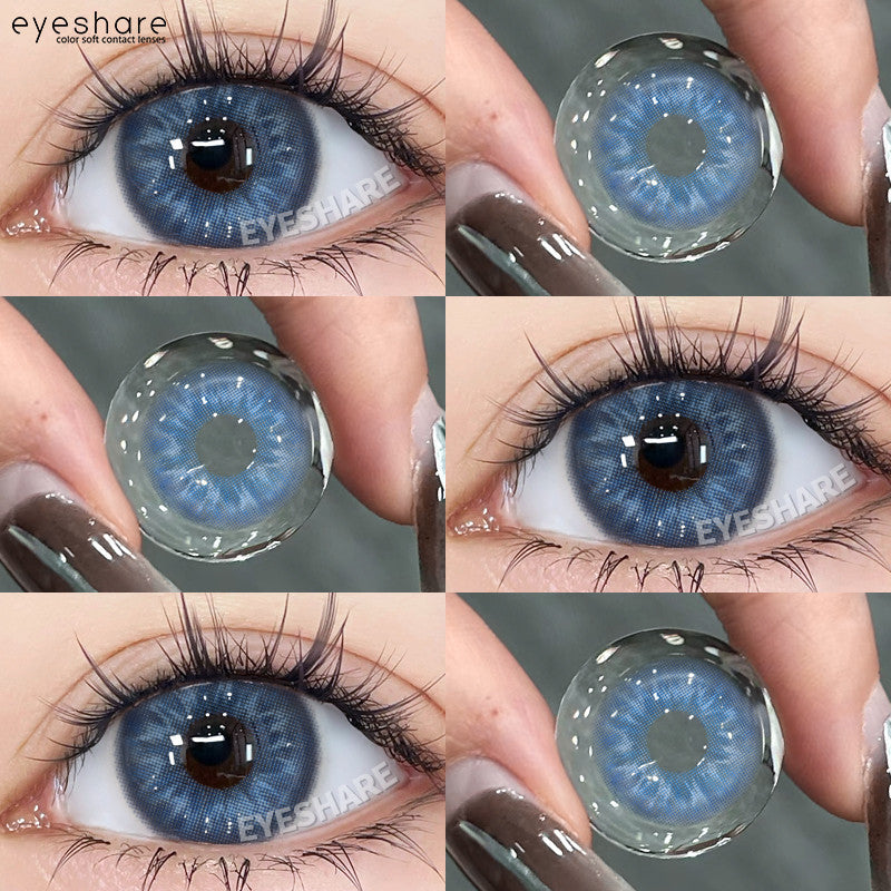 Eyeshare Softlens Big Eyes 14.5mm ALPS Brown 1 Pasang Lensa Kontak Softlen Gray