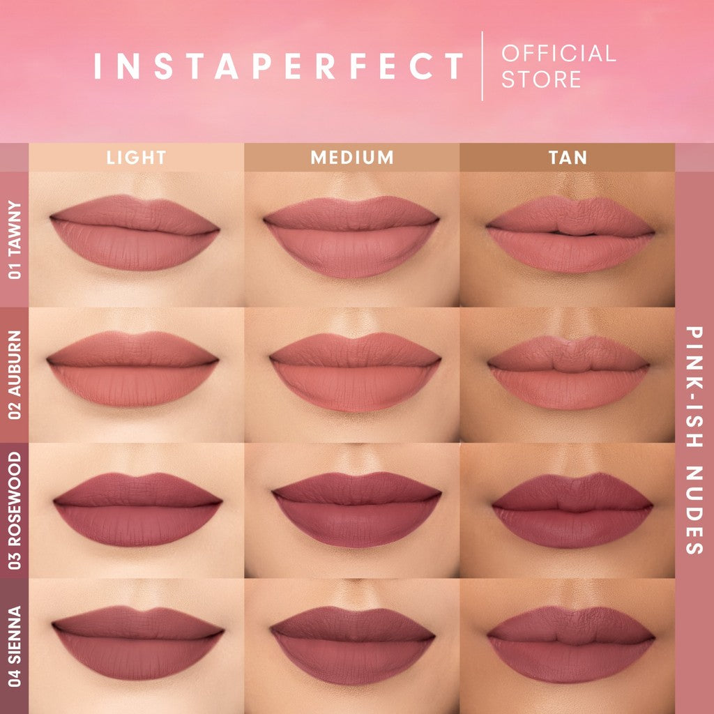 [NEW SHADES] Instaperfect Double Sueded Lip Matte Bundle (2 Suede Lip Matte)
