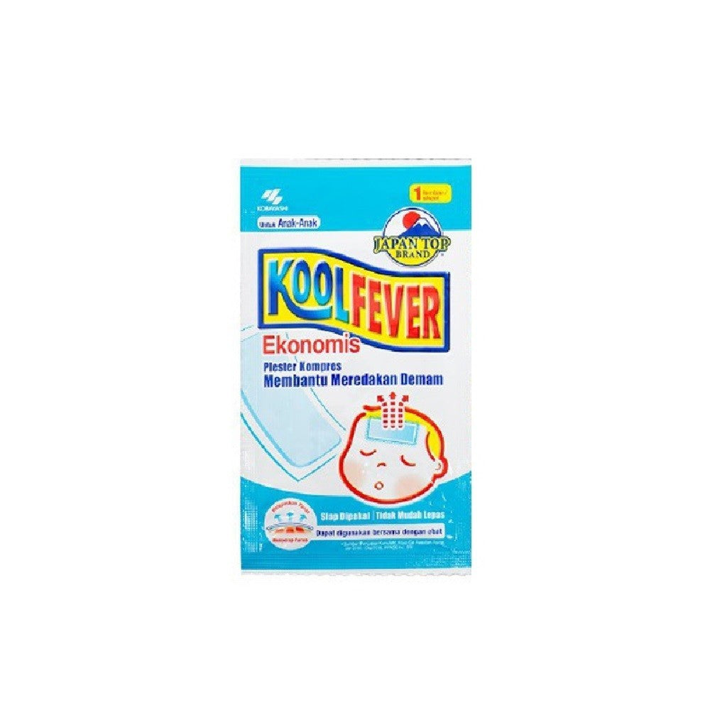 KOOLFEVER Plester Kompres Untuk Bayi / Anak / Dewasa Sachet SATUAN Pereda Demam Murah