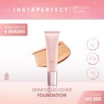Instaperfect Skinfocus Cover Foundation 30 ml (Real Skin High Coverage, Breathable Comfort, SPF 40 PA+++)