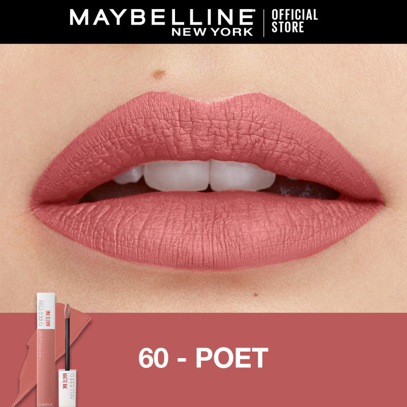 Maybelline Superstay Matte Ink Liquid Long Lasting Waterproof Matte Lipstick Lipcream Make Up Transferproof Tahan 16 Jam Vinyl Ink