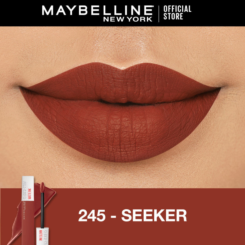 Maybelline Superstay Matte Ink Liquid Long Lasting Waterproof Matte Lipstick Lipcream Make Up Transferproof Tahan 16 Jam Vinyl Ink
