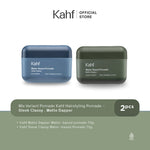 [PAKET RAMBUT ON POINT, BEBAS LEPEK SEHARIAN]  Kahf Sleek Classy Water-Based - Matte Dapper Water Based Pomade 70gr - Volumized Suave Hair Powder 10g - Hair Pomade Pria