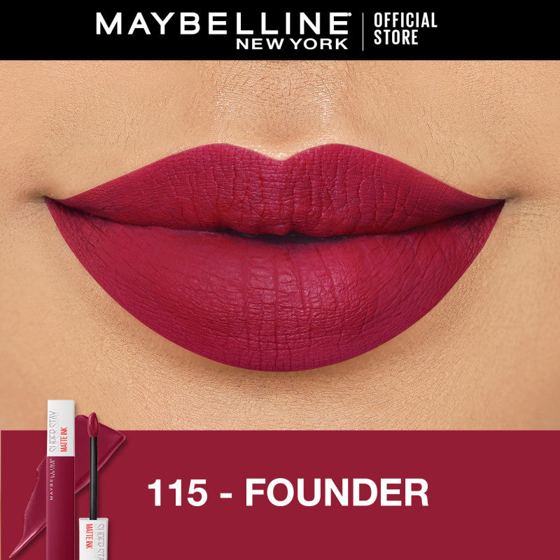 Maybelline Superstay Matte Ink Liquid Long Lasting Waterproof Matte Lipstick Lipcream Make Up Transferproof Tahan 16 Jam Vinyl Ink