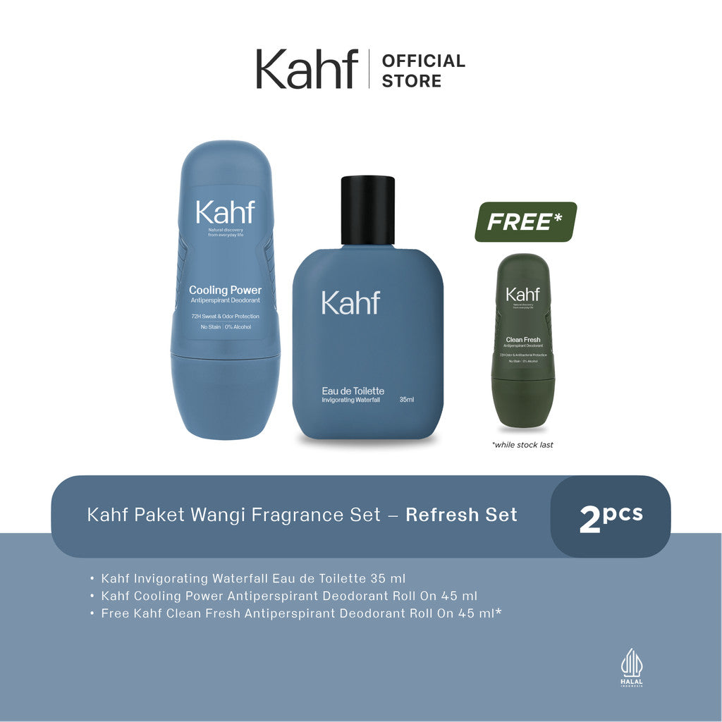 [SPECIAL EDITION : JUMAT BERKAHF] Kahf Paket Wangi - Paket Eau de Toilette dan Deodorant Free Deodorant