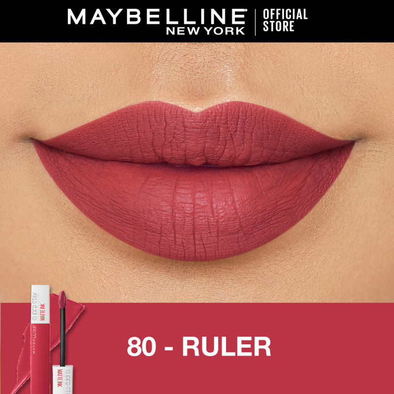 Maybelline Superstay Matte Ink Liquid Long Lasting Waterproof Matte Lipstick Lipcream Make Up Transferproof Tahan 16 Jam Vinyl Ink