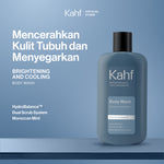 Kahf Cooling and Brightening Body Wash (200ml) - Skin Softening & Moisturizing - Wangi Tahan Lama - Suitable for All Skin Types - Pencuci Badan