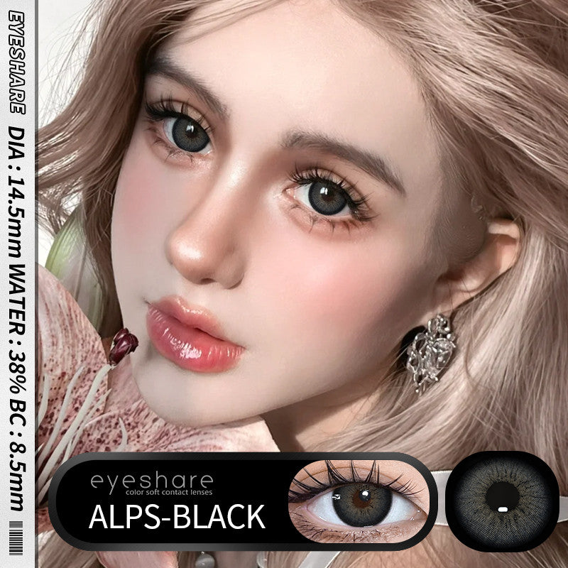 Eyeshare Softlens Big Eyes 14.5mm ALPS Brown 1 Pasang Lensa Kontak Softlen Gray