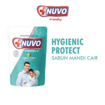 NUVO Sabun Mandi Cair Pouch 60ml / Liquid Soap Body Wash Kemasan Kecil Murah