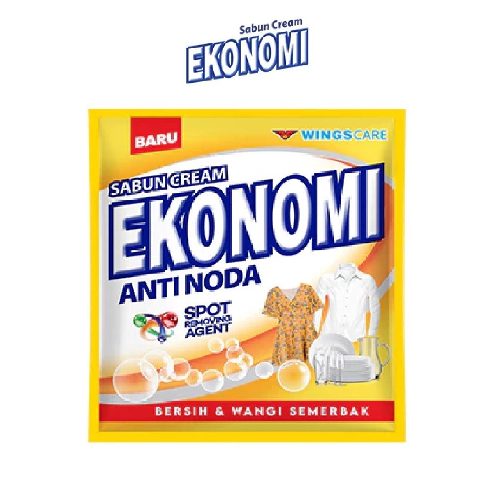 EKONOMI Sabun Cream Deterjen 145g - Sabun Colek Serbaguna Kemasan Kecil