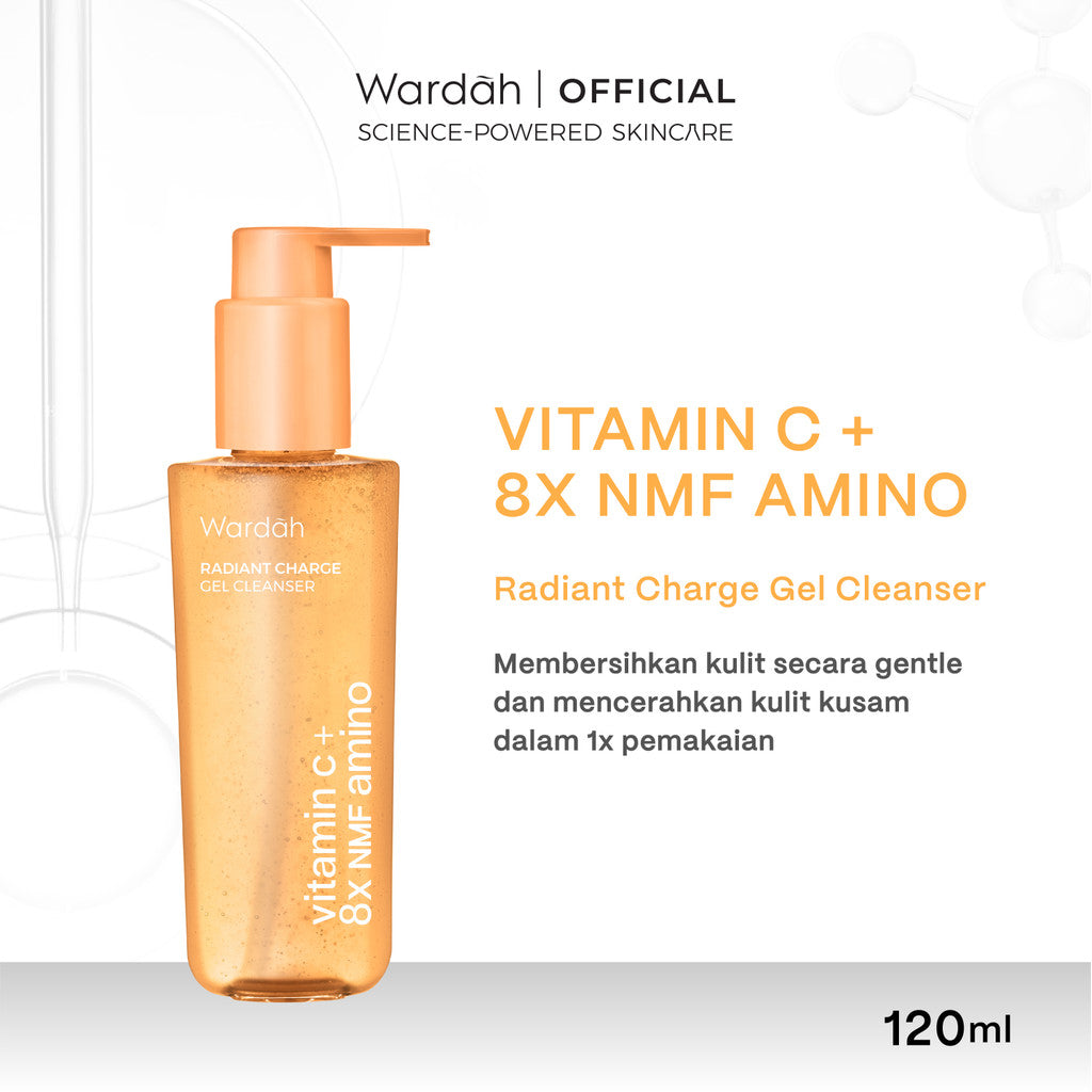 WARDAH Heartleaf + 8X NMF Amino Calm & Soothe Gel Cleanser 120 ml - Sabun Cuci Muka Face Wash Gentle Lembut untuk Melembabkan dan Menenangkan Kulit Wajah yang Kemerahan - Calm and Soothe Gel Cleanser -  Skincare