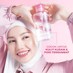 Wardah Perfect Bright Tone Up Micellar Water - Micellar Water dengan Micelles Pencerah - Make Up Remover Lebih Bersih dan Mencerahkan - Untuk Semua Jenis Kulit - Skincare