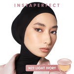 Instaperfect Matte Fit Powder Foundation 13 g - Bedak (Real Skin Cover Setter, Smooth Matte Finish, SPF 20 PA+++)