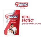 NUVO Sabun Mandi Cair Pouch 60ml / Liquid Soap Body Wash Kemasan Kecil Murah