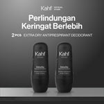 Twin Pack Kahf Deodorant Roll On Antiperspirant 45 ml - 2 pcs Deodoran Pria - Suitable for Daily Use