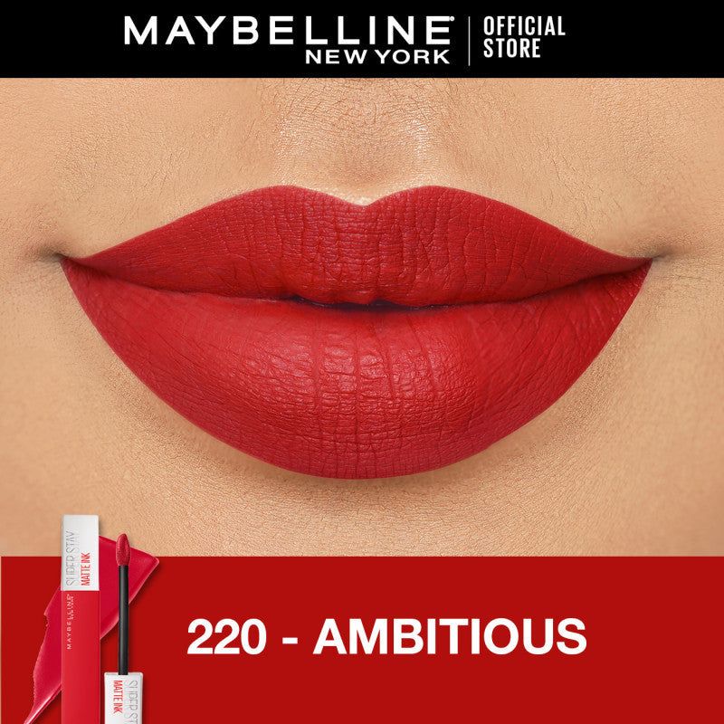 Maybelline Superstay Matte Ink Liquid Long Lasting Waterproof Matte Lipstick Lipcream Make Up Transferproof Tahan 16 Jam Vinyl Ink