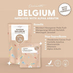 MASKER PINKROULETTE MASKER COKLAT BELGIUM MASKER BUBUK ORGANIK PINKROULETTE