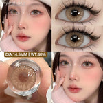 Eyeshare Softlens Big Eyes 14.5mm ALPS Brown 1 Pasang Lensa Kontak Softlen Gray