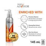PAKET EXPERT RAMBUT RONTOK & KETOMBE - Makarizo Advisor Dual Defense Shampoo + Hair & Scalp Tonic
