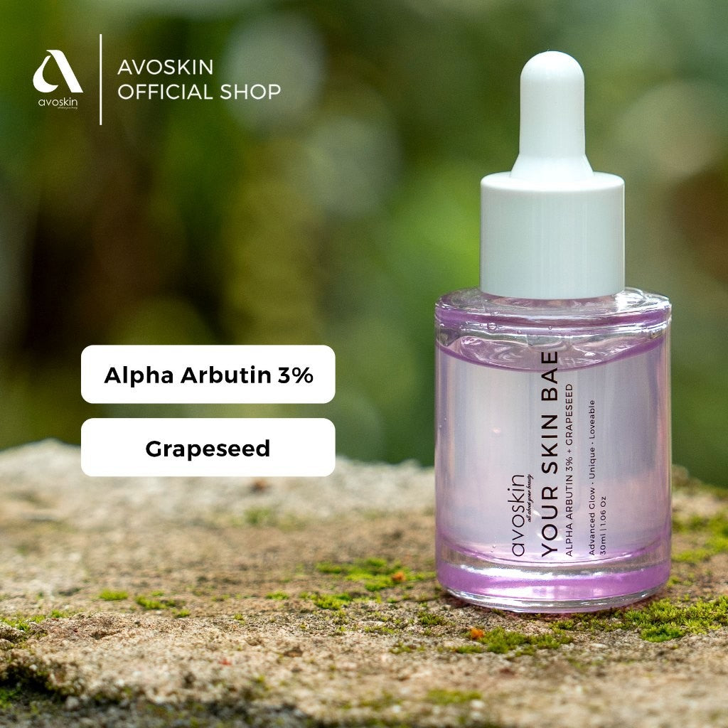 [CREATOR] Serum Avoskin Your Skin Bae Alpha Arbutin 30ml-Samarkan Bekas Jerawat, Mencerahkan dan Samarkan Pori