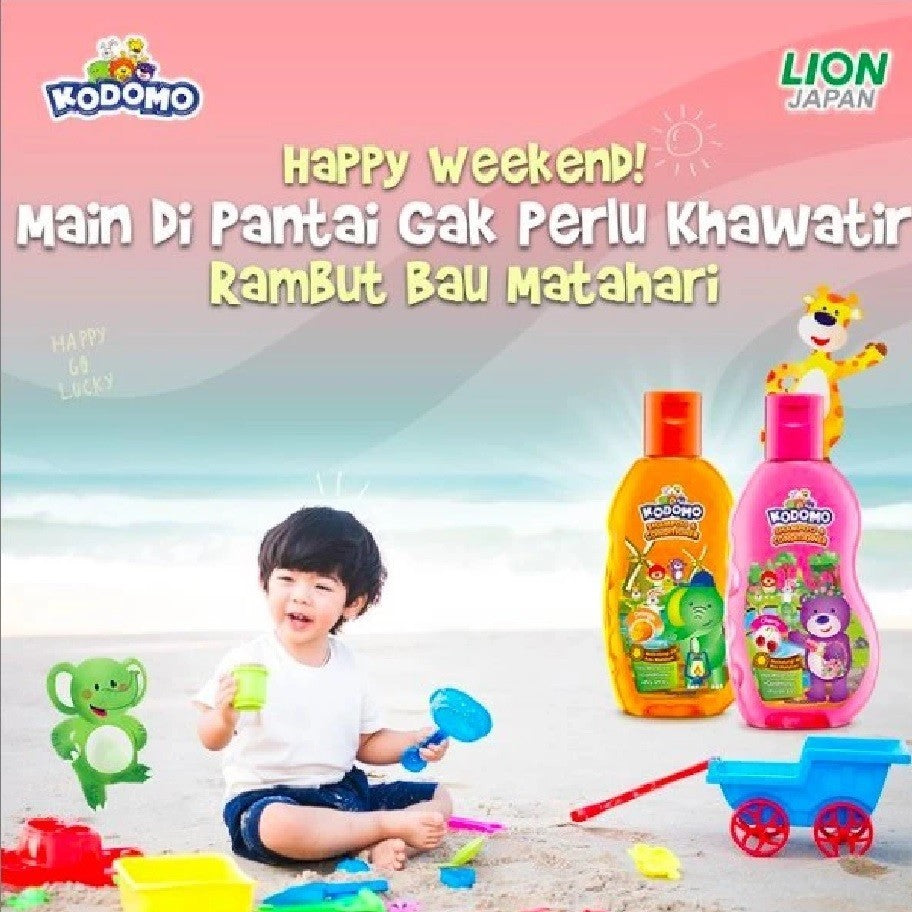 KODOMO Shampoo & Conditioner Gel 45ml - Shampo Anak Botol Kecil