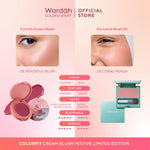 WARDAH Colorfit Cream Blush - Formula ringan dan teksturnya creamy - Makeup - Blush On - Liquid Blush - Blush On Cream Blush - Make Up - Blush On Cool Tone - Blush On Warm Tone - Blush On Wardah