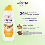 Marina Natural Hand and Body Lotion - Nourish & Healthy Extra Fill [188ml / 3 pcs] - Exp : 11.2027