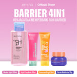 Emina Barrier Set Bundle All in 7 PCS PAKET SKINCARE HYALUBRIGHT MICELLAR WATER- BRIGHT STUFF FACE WASH- BRIGHT STUFF FACE TONER-GLORAD SERUM-BARRIER GEL-BRIGHT STUFF EXFOILATING TONER-SUN BATTLE BRIGHT GLOW