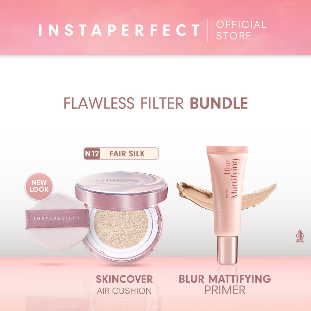 Instaperfect Flawless Filter Bundle (Skincover Air Cushion & Blur Mattifying Primer)