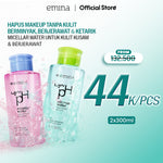 Emina Low pH Micellar Water  untuk Kulit Berminyak dan Berjerawat Sensitif 125ml & 300ml | Salicylic Acid Pembersih Wajah Gentle Makeup Remover Double Cleansing for Acne-Oily Prone Skin Oil Control Moisturizer Sunscreen Mencerahkan