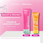 NEW! Emina Niacinamide Oxy Ceramide Brightening Face Wash 50ml 100ml - Sabun Muka Cerah, Glowing, Perbaiki Skin Barrier, Mengontrol Minyak Sebum, Lembab Tanpa Ketarik, Anti Kusam, Cocok untuk semua jenis kulit