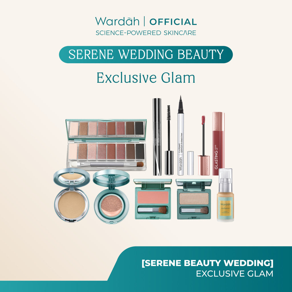[PAKET SESERAHAN] Wardah Serene Wedding Beauty Skincare - Paket All Regime Acne, Crystal Secret, Renew You, Hydra Rose Untuk Kulit Berjerawat, Kusam, Anti-Aging, dan Kering FREE Hydrabalm
