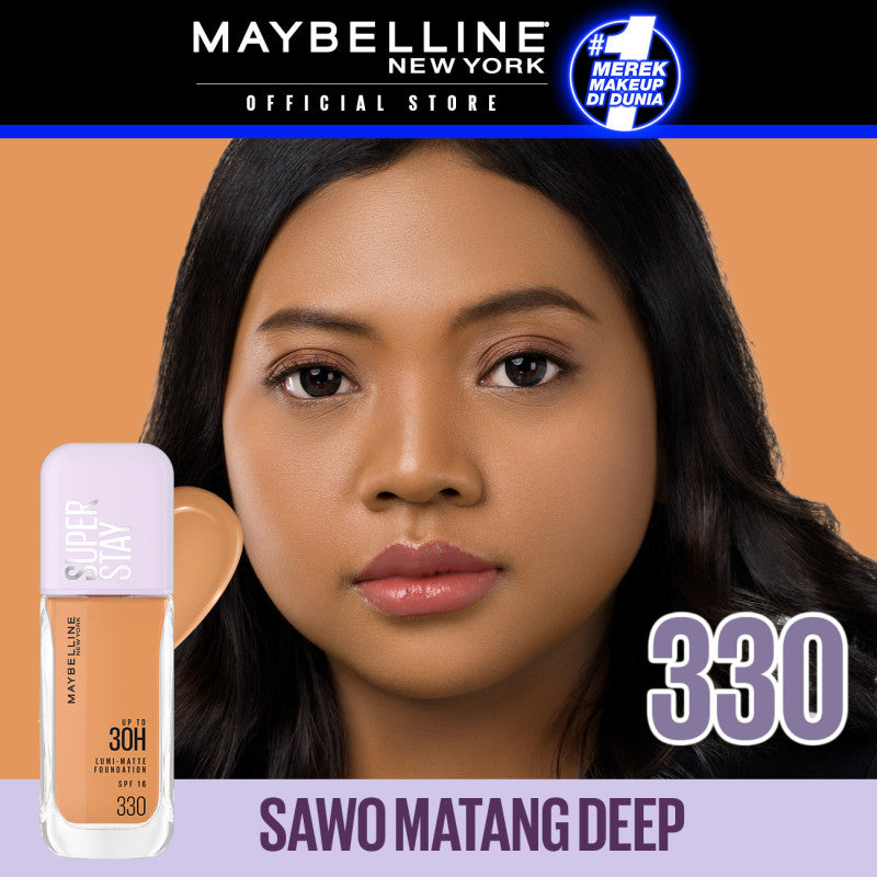 Maybelline Superstay Lumi Matte Liquid Foundation 35 mL – Buildable coverage transferproof ringan makeup tahan lama