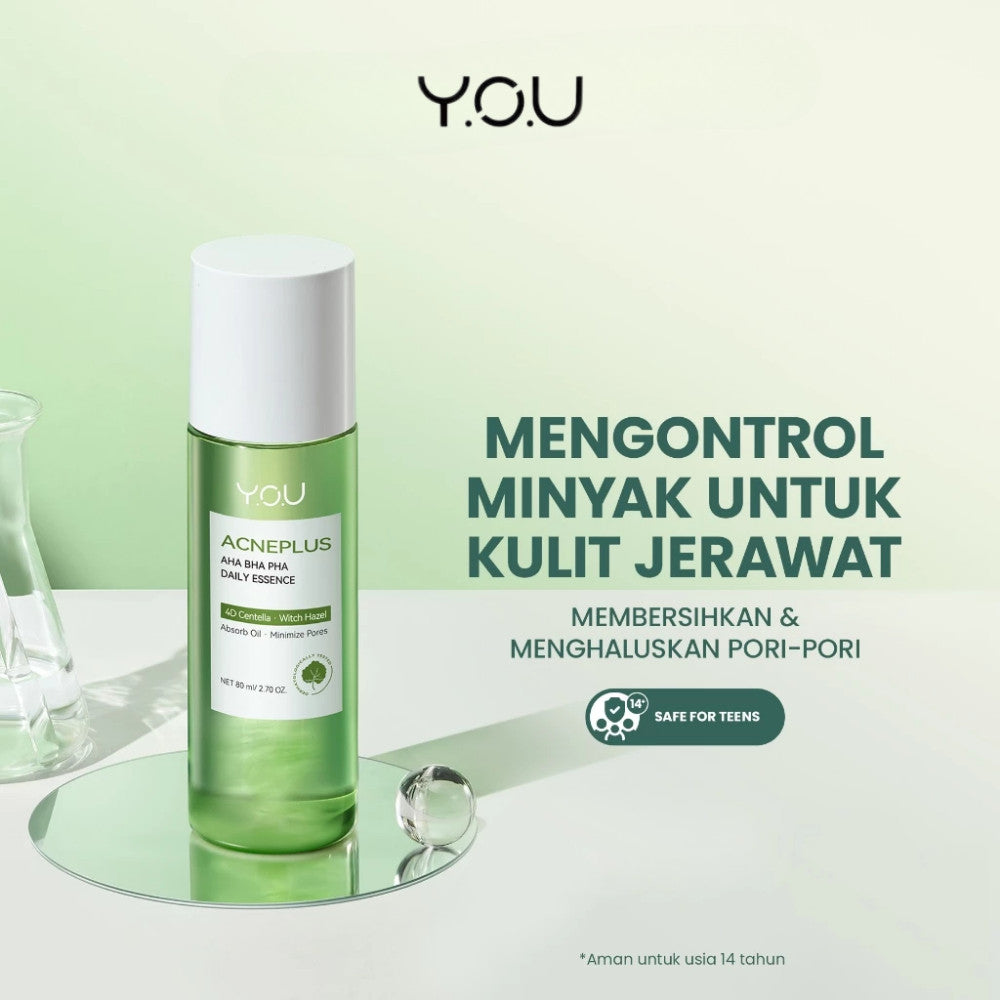 Y.O.U AcnePlus Series | Spot Care | Skin Cream | Gentle Cleansing | Fine Pore Serum | AHA BHA PHA Daily Essence | Moisturizer Gel | New Soothing Toner | Acne Patch