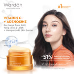 WARDAH Gel Moisturizer Series 30 g - Plump & Firm Collagen Moist, Tranexamic Alpha Arbutin, Symradiance, Cica Complex + Panthenol Ceramide, 14X Hyaluronic + Pentavitin, Vitamin C + Adenosine - Mencerahkan Wajah Kusam, Pelembab, Perawatan - Skincare